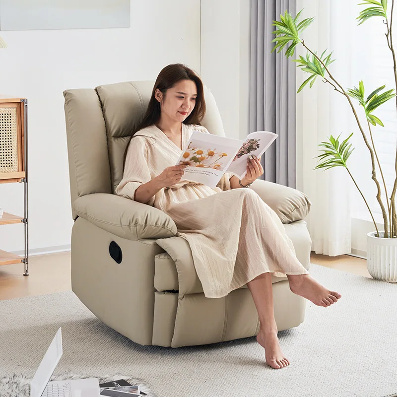 Longstar Modern Multifunctional Recliner Sofa Message Electric Sofa Chair Smart Sofa for Living Room Lounge Bedroom Villa Hotel
