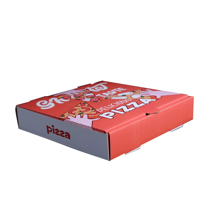 10 12 15inch All Size Cheap Corrugated Pizza Packaging High Quality Takeaway Food Box