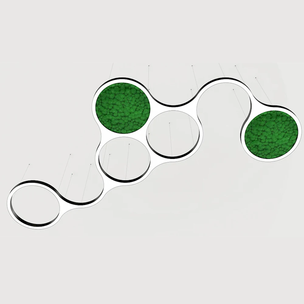 Modern Pendant Office Lighting Custom Made Aquarius Series Free Combination Star Cluster LED Pendant Light