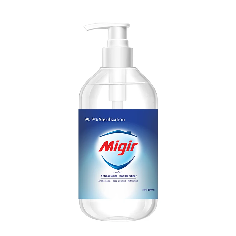 Migir Wholesale disinfection Sterilization Gentle Hand Sanitizer 500ml hand sanitizer