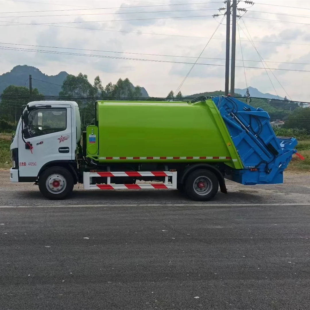High quality new design rubbish collection mini compact road cleaning garbage truck