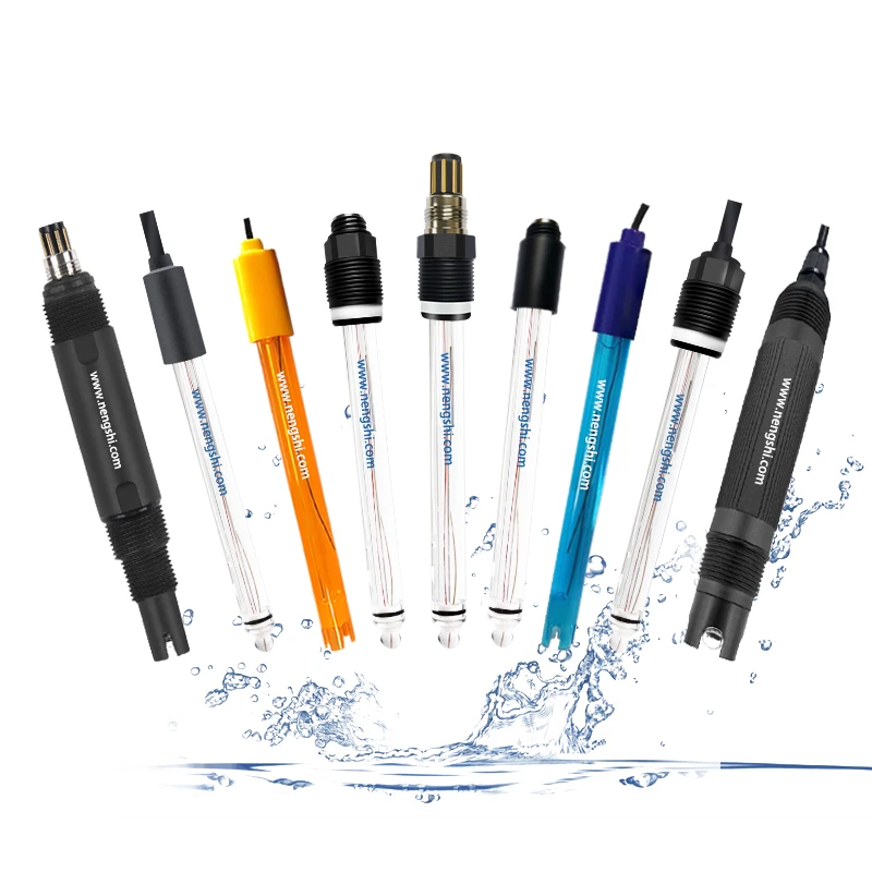 Factory sales PH probe 0.01 pH electrode lad test BNC connector size OEM  color OEM Cable OEM  plastic 0-14  pool PH sensors