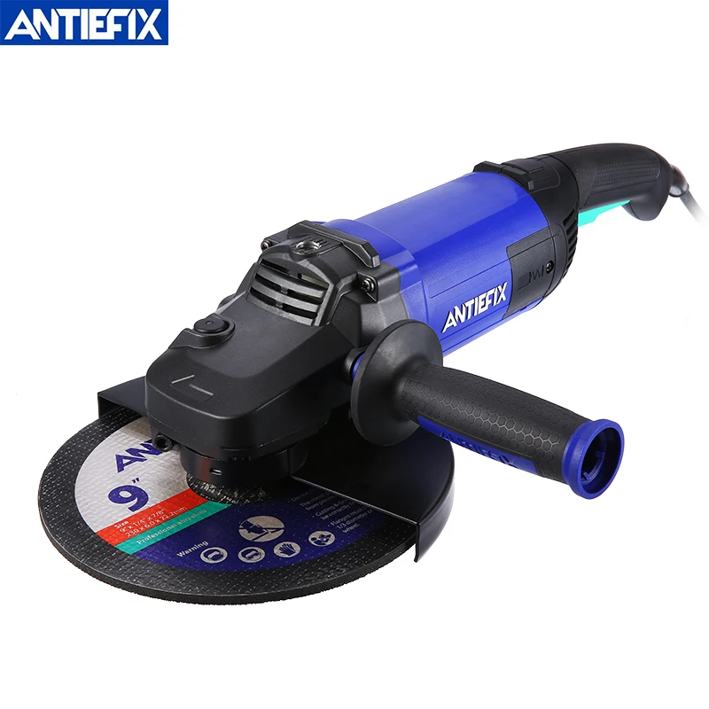 China Heavy Duty 230mm  2200W Power Electric Angle Grinder Machine For Professional Grinding Cutting