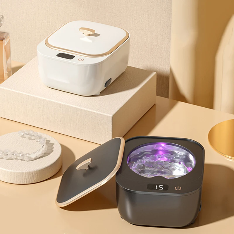 Household Portable UV Ultrasonic Cleaner Bath for Jewelry Watch Glasses Lenses Dental retainers Makeup Brushes Cleaning Machine