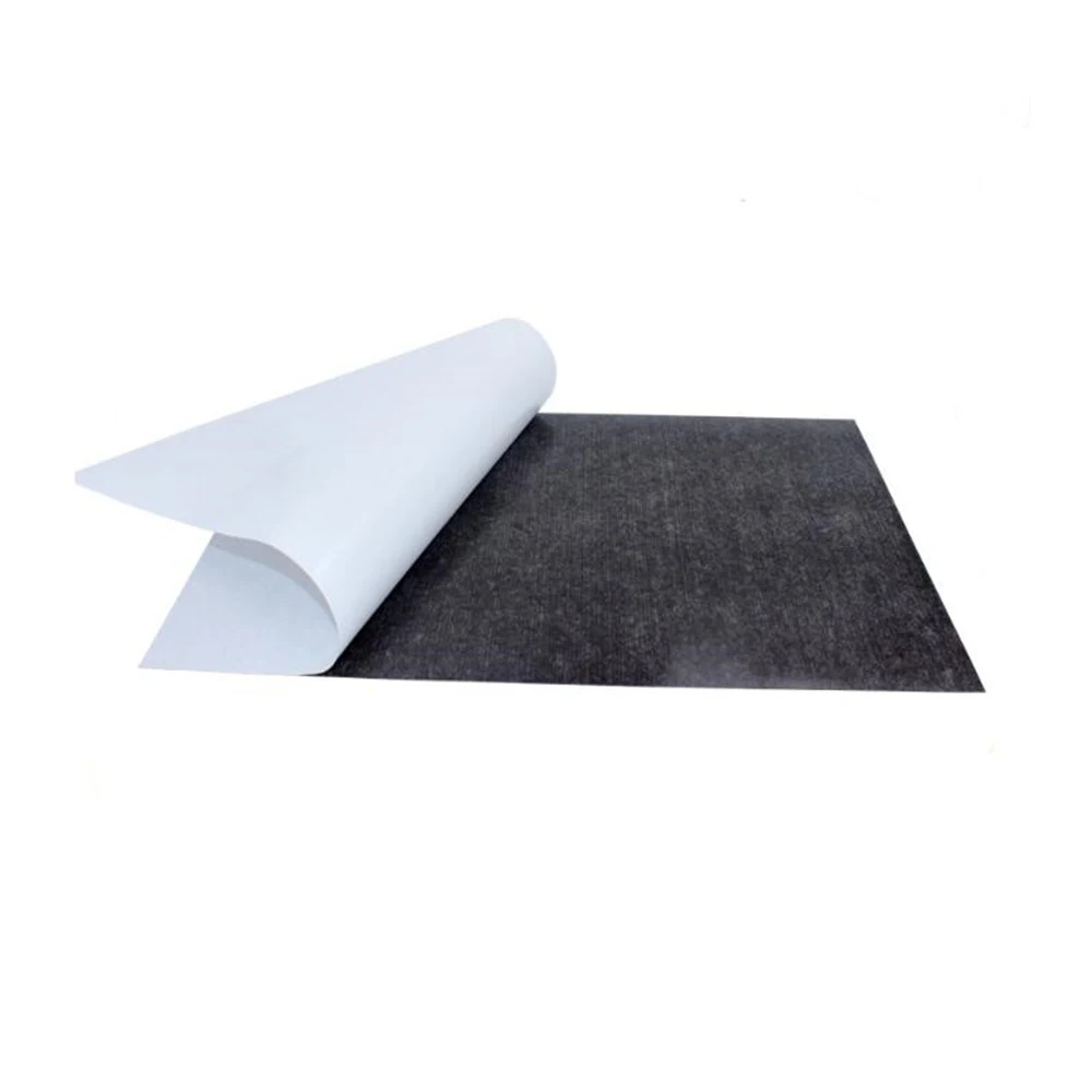 Rubber magnet with self-adhesive; Flexible adhesive magnet sheet A4x0.5mm + white adhesive