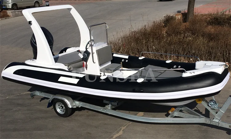 Special Offer 18 ft 5.2 m Fiberglass Hull PVC or Hypalon Speed Inflatable Rowing Drift RIB Boat