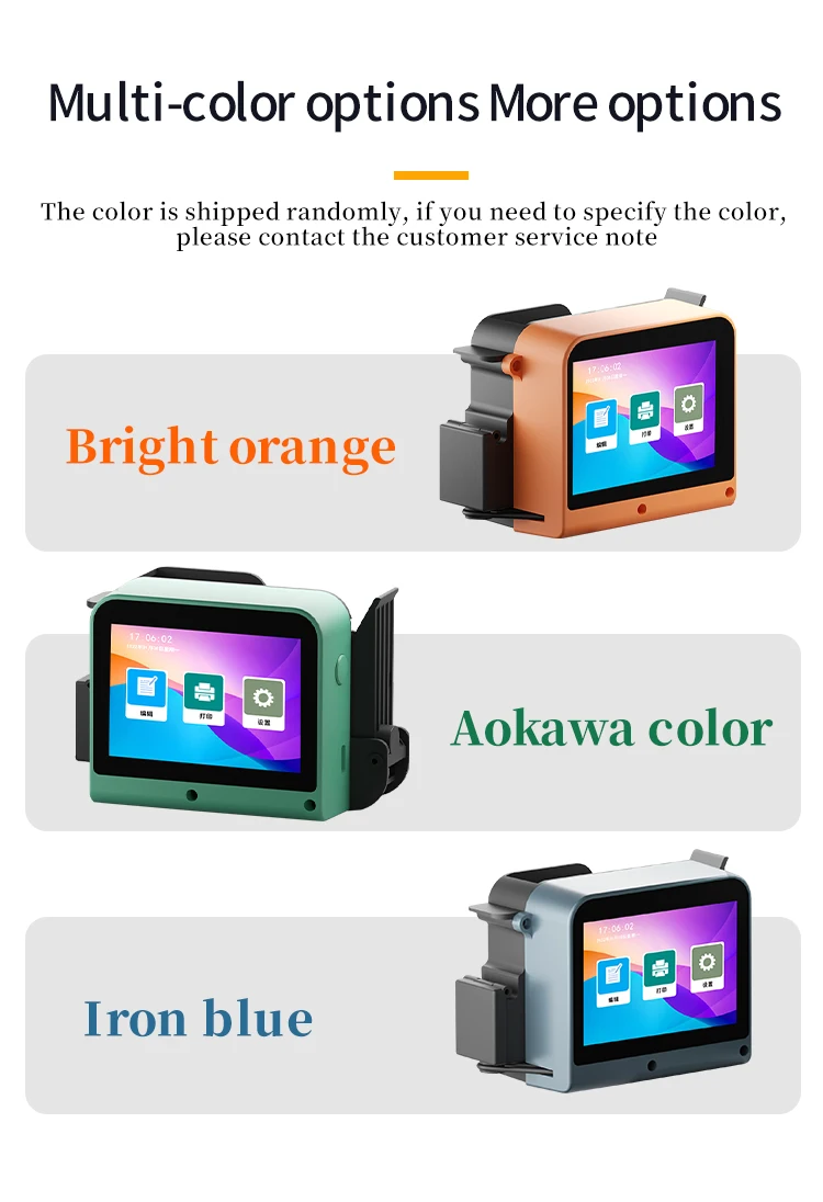 INCODE Customized Mini Hand Held Batch Coding Handheld Barcode Thermal Inkjet Printer With Packaging Machine