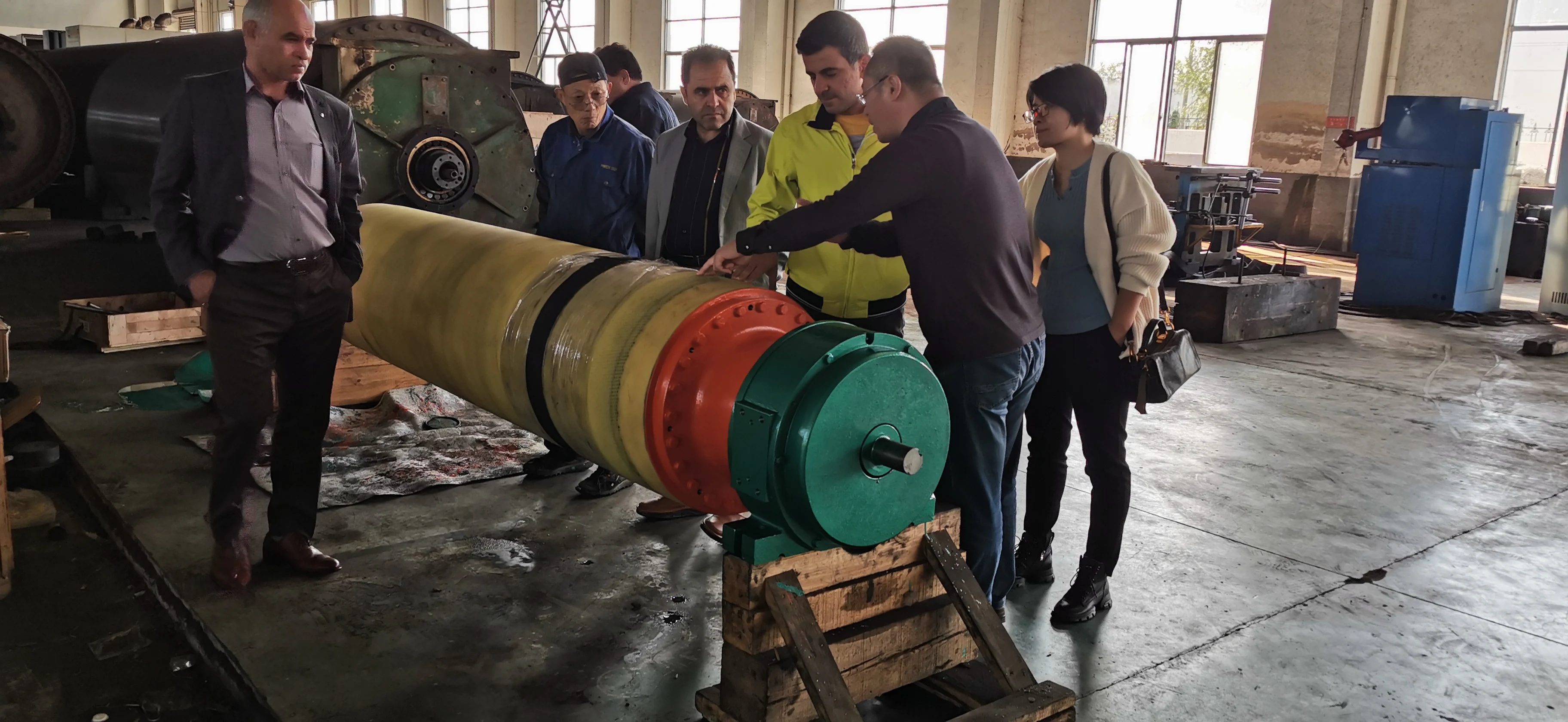 Manufacture Customized Guide Roller Part of paper machine roller