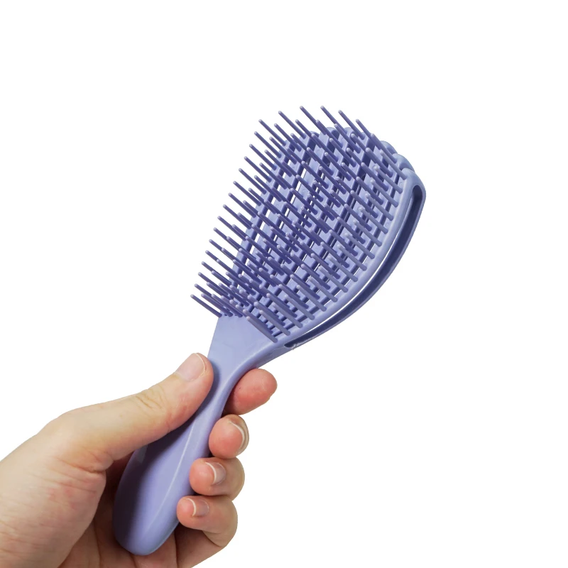 Shell Elastic Plastic Detangling Brush Detangling Hair Combs Hair Detangler Brush For Hair