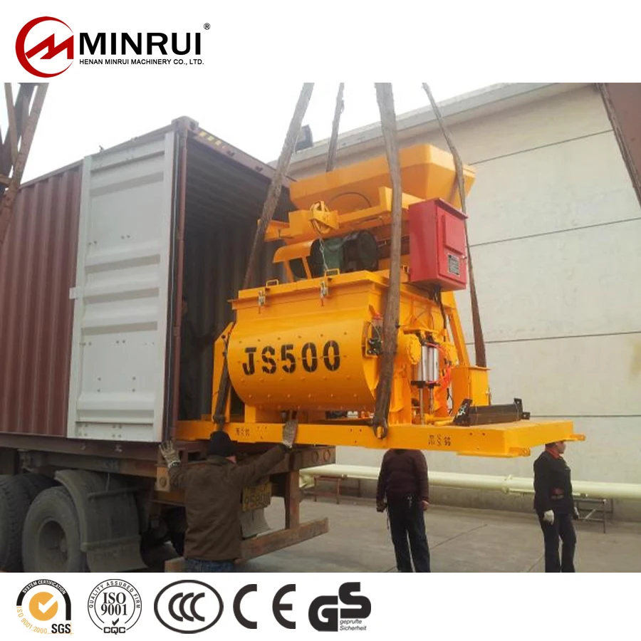 Stand Automatic JS500 Beton Cement And Concrete Mixers