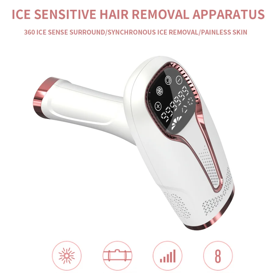 IPL Hair Removal Portable Painless Home Use Machine Mini Permanent Women Epilator Handheld Ice Laser Light Hair Removal Device