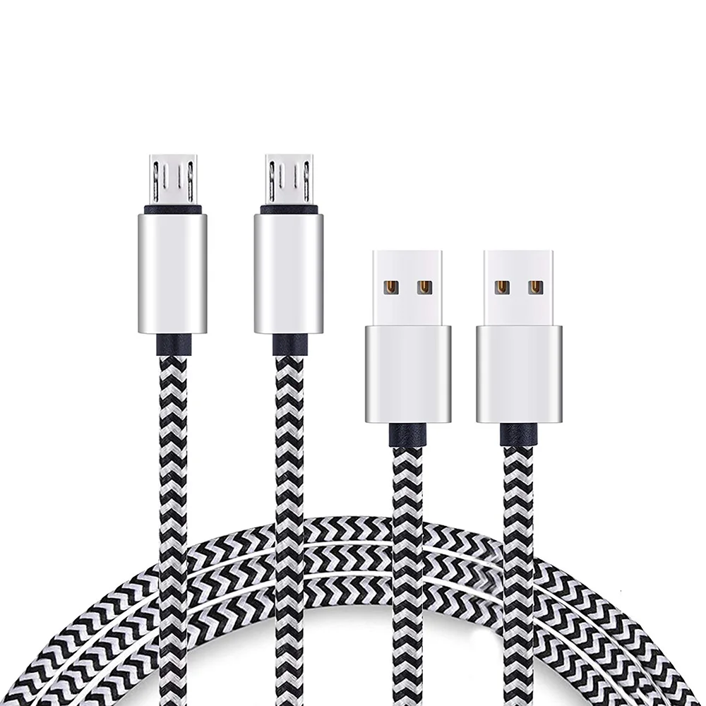 Кабель XANUAN Micro USB для Android зарядное устройство 3 фута высокоскоростной USB 2,0 A штекер-Micro B зарядка и шнур для передачи данных для Samsung Kindle LG PS4