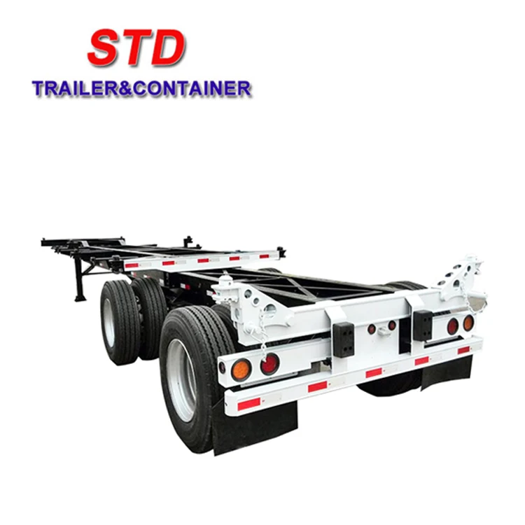 20 Ft To 40 Ft Spread Container Trailer With Air Suspension