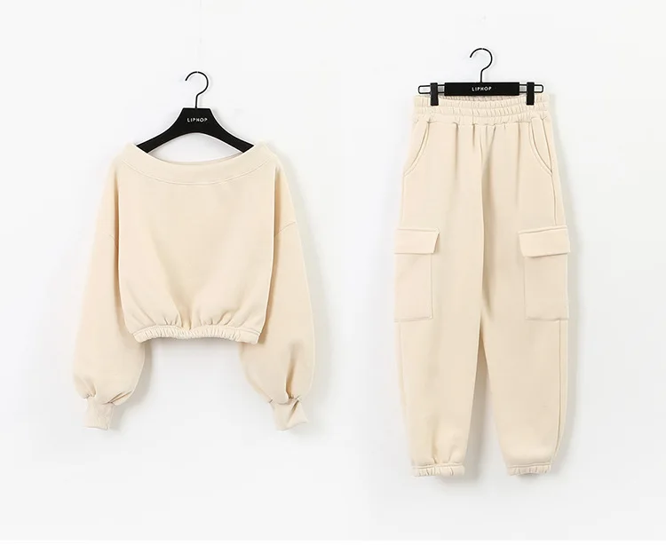 
 Женская 2021 горячая Распродажа, модный Повседневный хлопковый комплект из двух предметов, спортивные костюмы для женщин  