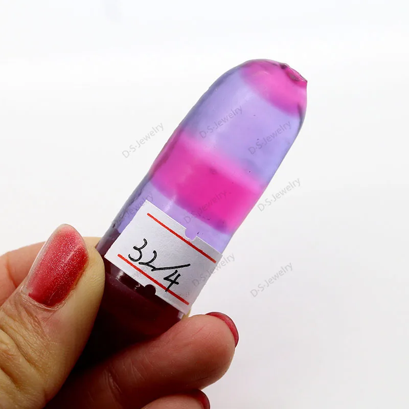 Lab Grown Corundum Raw Stone Mixed Colors Gemstone Rough For Loose Beads