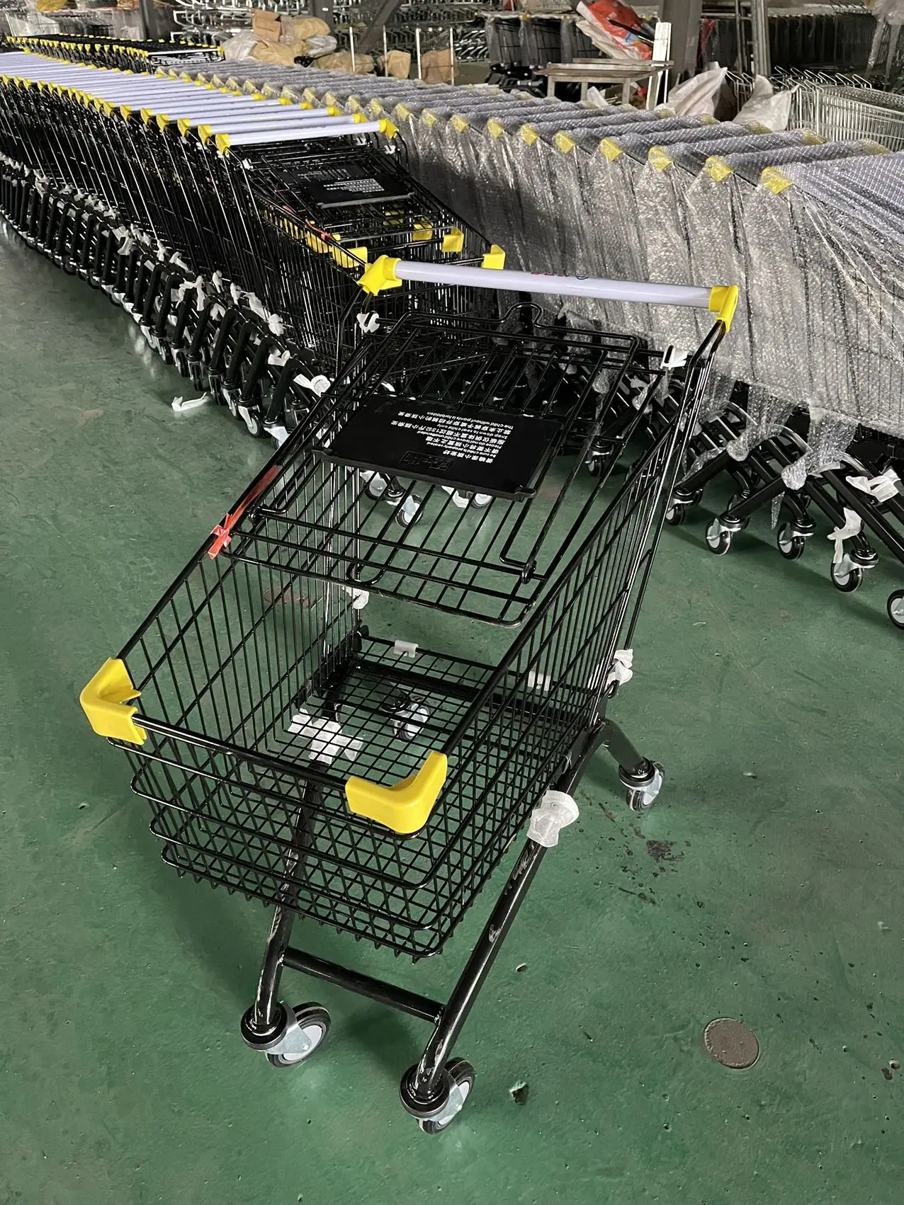 Chrome Plated Portable and Foldable RD-60A Plastic Grocery Shopping Trolley 450mm & 750mm Options 10pcs Offer