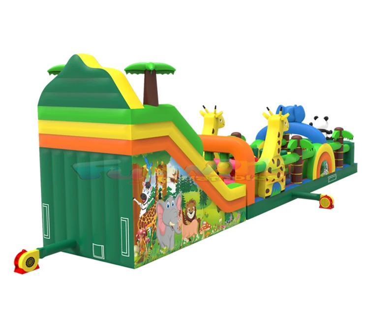 Jeux gonflables a vendre bounce house kids items animal inflatable obstacle courses wholesale