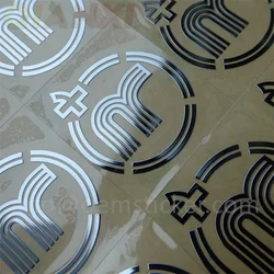 Custom Electroformed Metal Transfer Nickel Sticker Logos