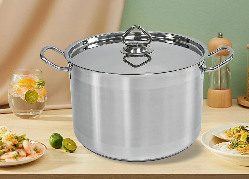 Standard Line Sauce Pot Stainless Steel Stockpot Soup Pot For Ceramic Electro Gas Induction Wash Usage
