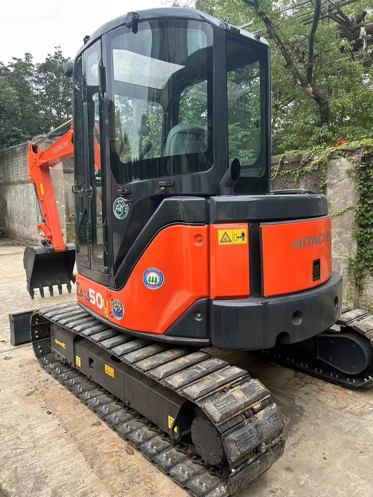 Original Used Hitachi Zx50u 5 Ton Crawler Digger Excavator/mini Zx50 Hydraulic Used Hitachi Zx50u Excavator Zx 50u