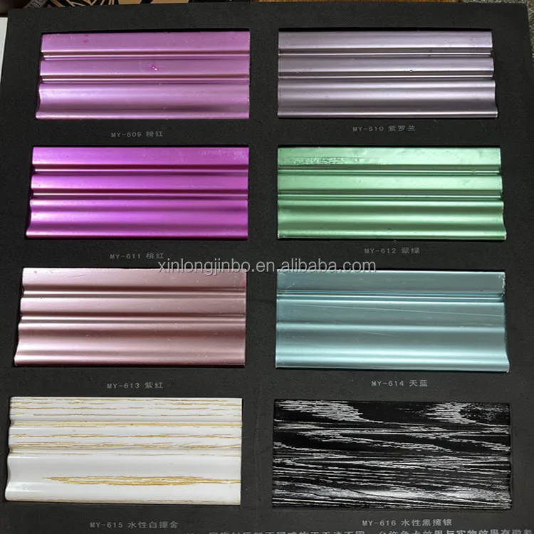 Gold paint silver provide customer colors used for  door line art shiny paint furniture hard coating
