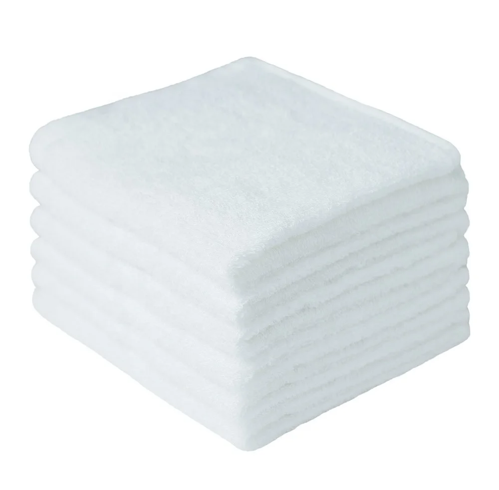 Set of 6 ULTRA SOFT Baby Bath Washcloths, 100% Natural Bamboo Towels Perfect for Sensitive Baby Skin