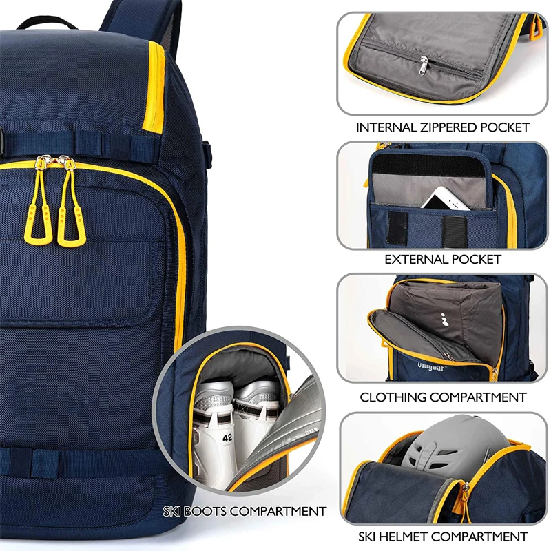 Roller Skate Bag Travel Snowboard Accessories Inline Skiing Snow Boot Backpack