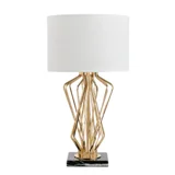 Guangdong popular nordic fabric Shade table lamp e27 Led bedroom table light