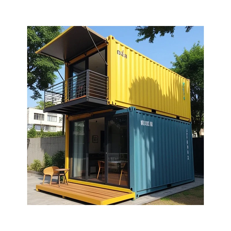 Luxury Prefabricated Heat Sound Insulated Light Steel Structure Folding Living Container House