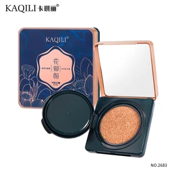 Kaqili luxury oriental flower 10pcs  make up set air cushion BB cream lipgloss waterproof easy taken make up box beauty set
