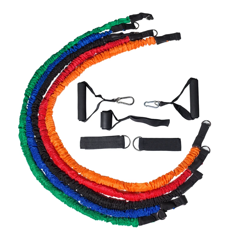 Спортивные упражнения, тренажерный зал, частная этикетка, набор, растягивающиеся ленты для фитнеса