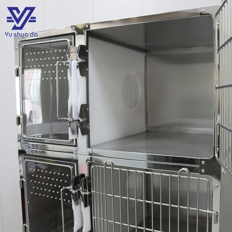 Hospital veterinary cat anti-scratch cage