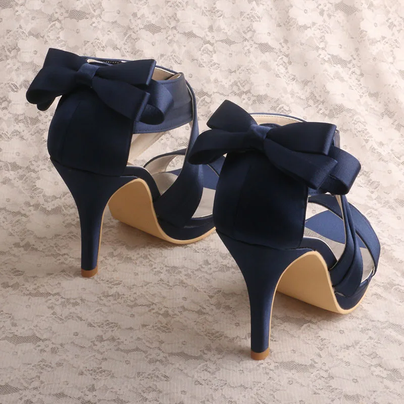 (22 Colors)Navy Blue Dress Sandals for Women