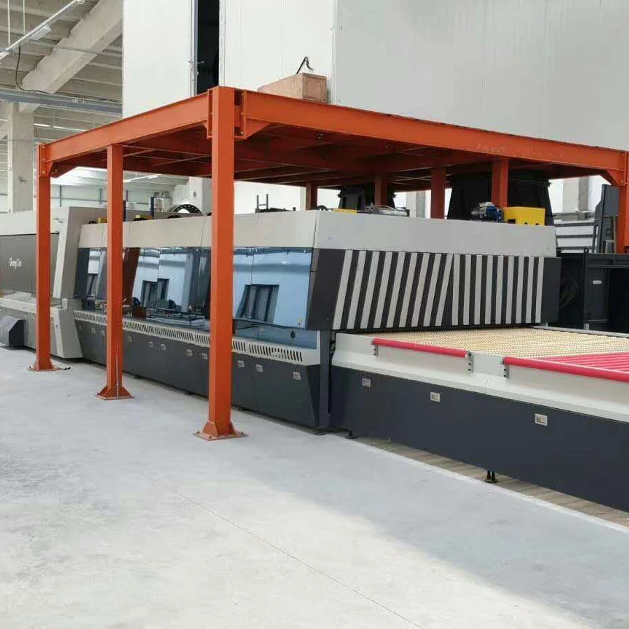 GX-QDL2442 2440*4200mm Glass Tempering Furnace Making Machine Price for Flat Windows Doors Tempered Glass Provided Qingdao Port
