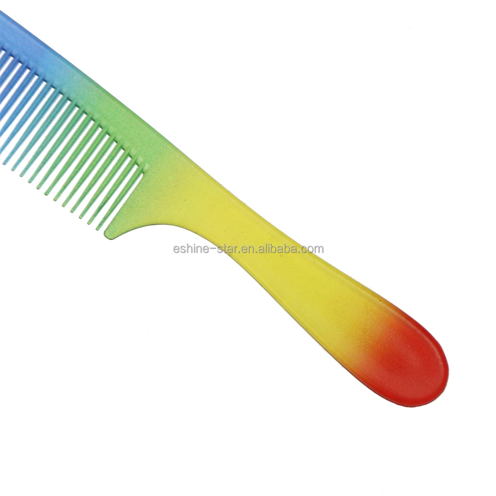 2021 New Products Rainbow Comb Made In Japan Hot Comb Custom Logo