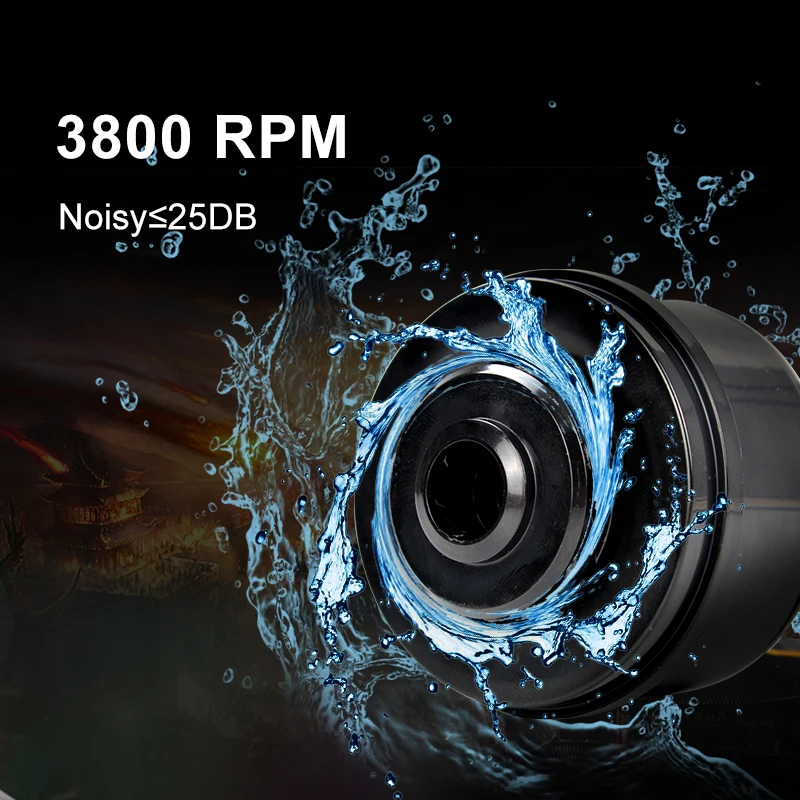 Syscooling PC liquid cooling pump SC-P90D metal case with reservoir water cooling pump PWM support with DC 12V sata cable