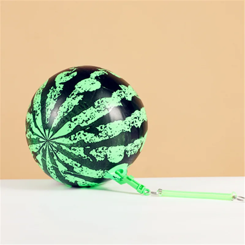 New Custom Promotional Plastic Sports Inflatable PVC Toy Football Ball With Chain