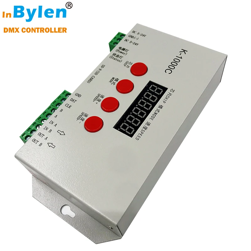 Best Seller SPI TTL DMX WS2811 TM512 USC512 Addressable RGB RGBW Running Light Controller for Led Strip Dimmers