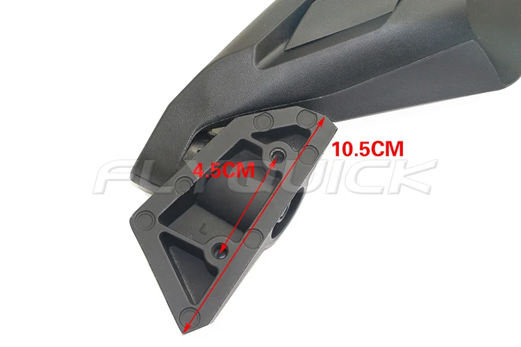Racing Side Mirrors Set Compatible with  UTV Off-road Can-Am Maverick X3 2017 2018