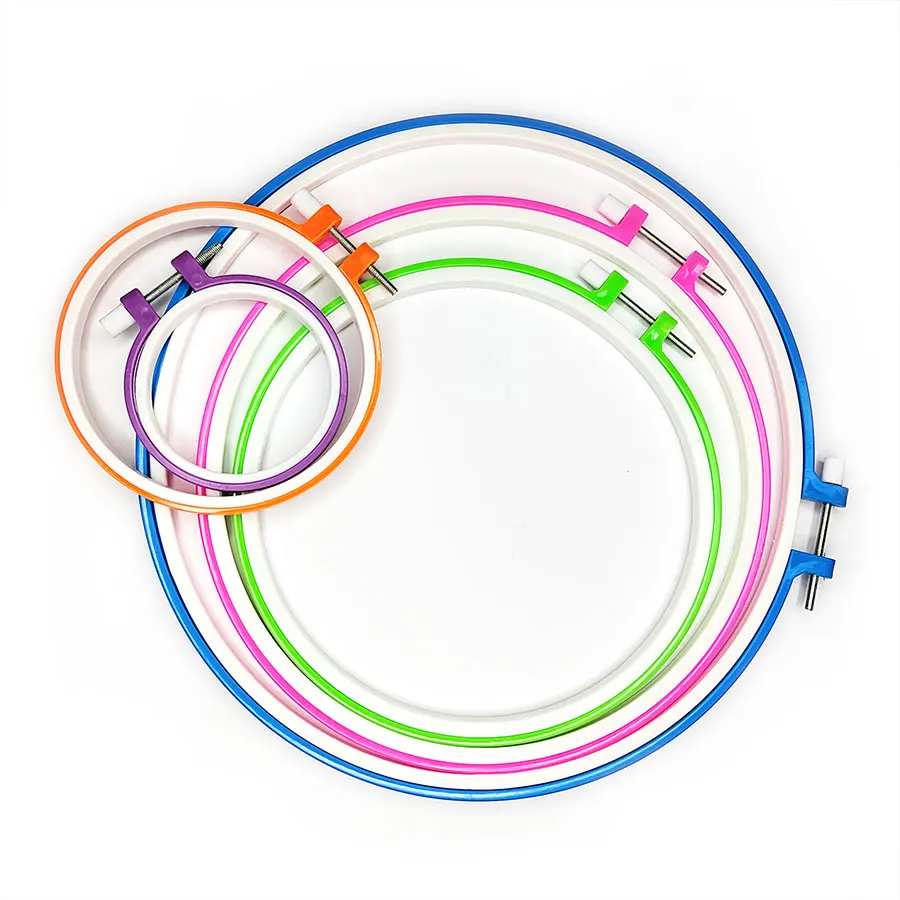 Embroidery Frames& embroidery plastic hoops candy colors