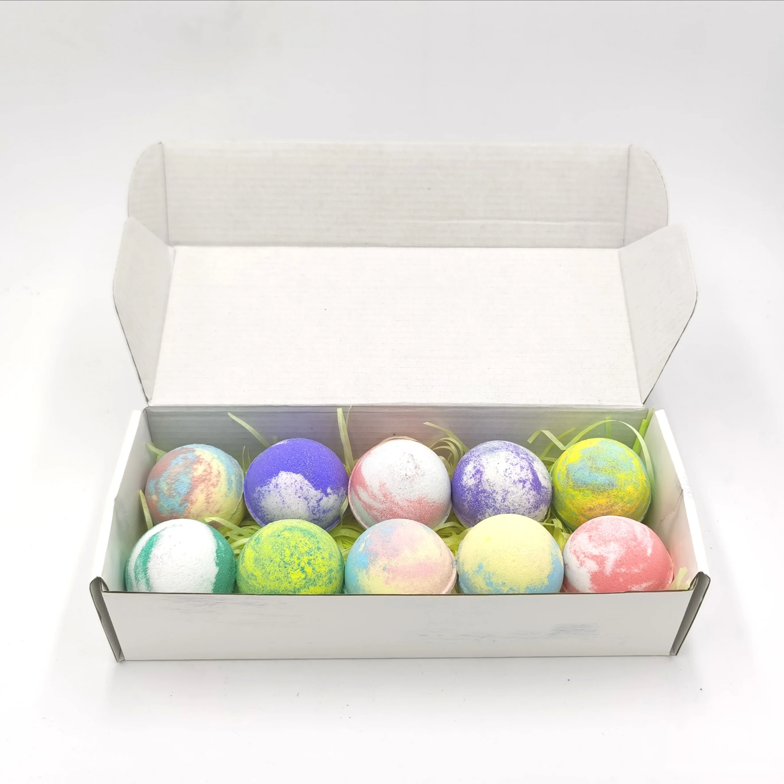 Wholesale Private Label foaming bath colorant bubble natural vegan organic CBD bath bombs gift set