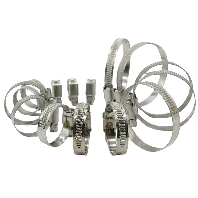 New Popular Selling Customized German Type Adjustable Tube Clamps Worm Drive Hose Clamp