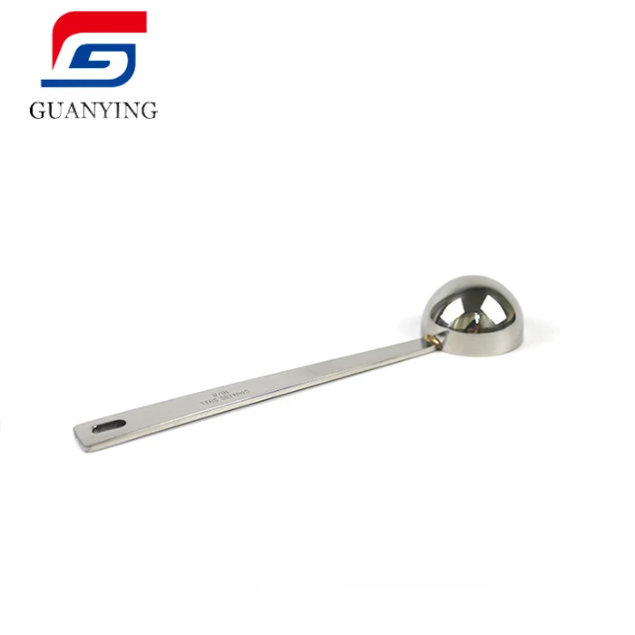coffee scoop metal spice spoon 5ml stainless steel long handle