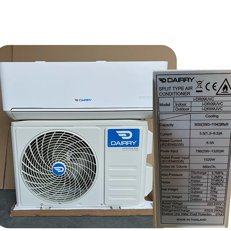 R32 Wall-mounted Type Inverter 9000BTU Cooling Only Air Conditioner Split Air Conditioning
