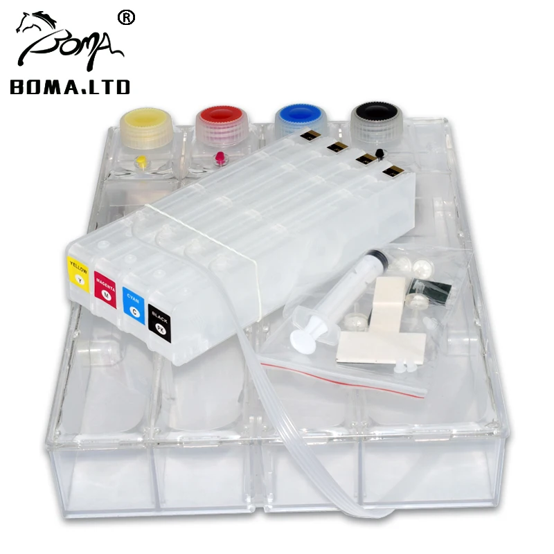  Новая система СНПЧ BOMA для картриджа HP 973 973XL Ink CISS принтера Pagewide 452dw 552dn 477dw 477