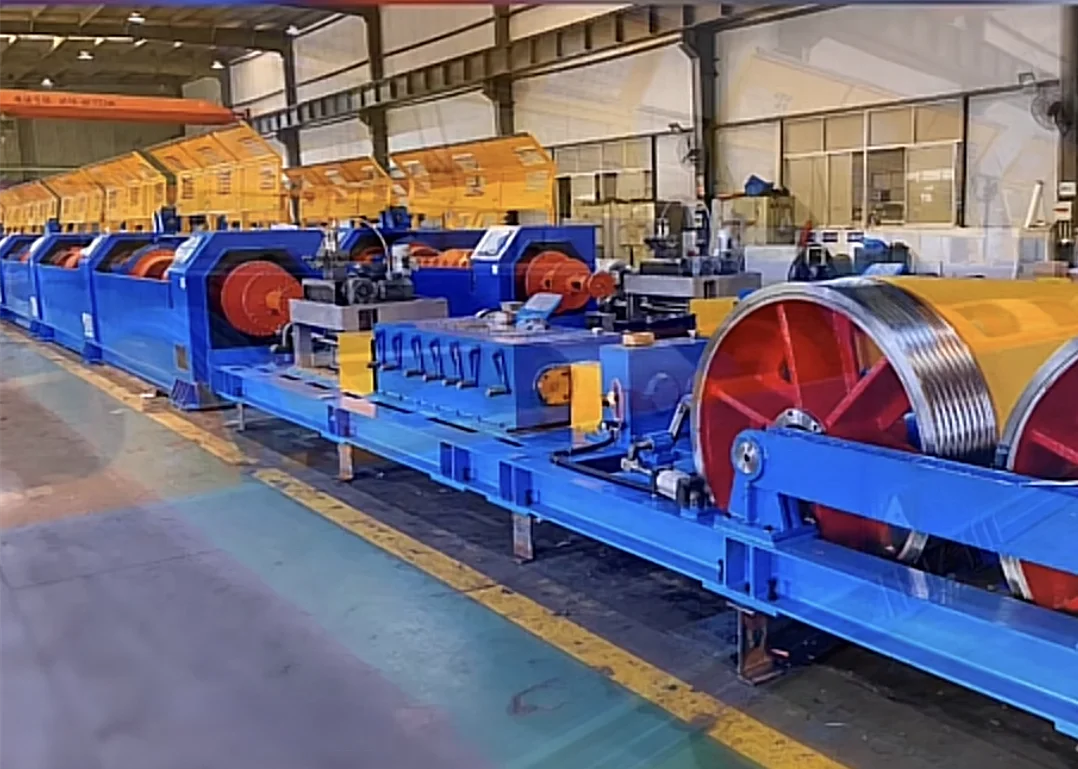 China manufacturing 400/1+18 tubular steel wire rope stranding machine for steel wire rope