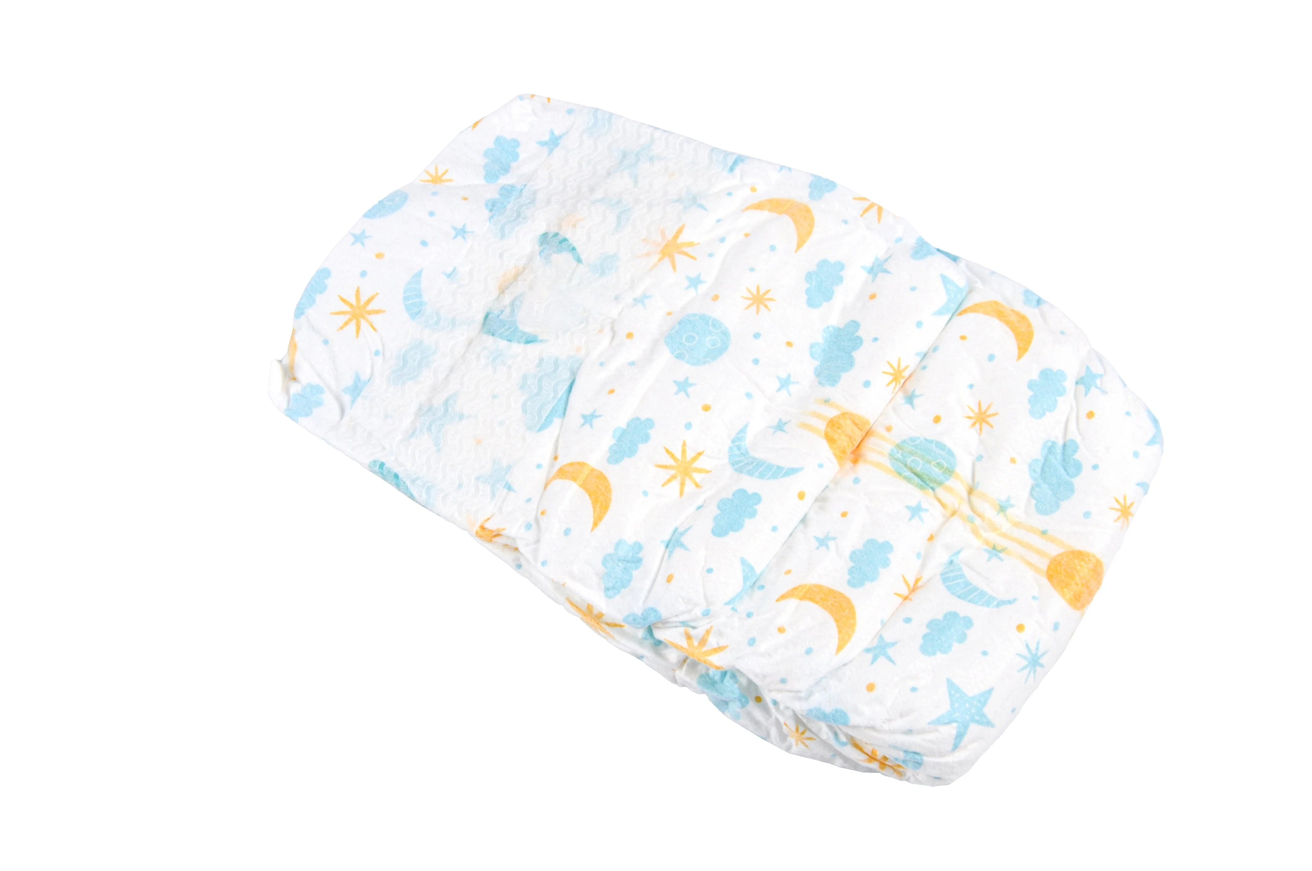 Wholesale Disposable Baby Diapers with Free Sample Soft Breathable Fluff Pulp 3D Leak Prevention Channel