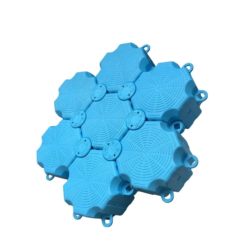 Новый дизайн с шестигранной головкой небольшой Понтоны лодка куб плавучий мост