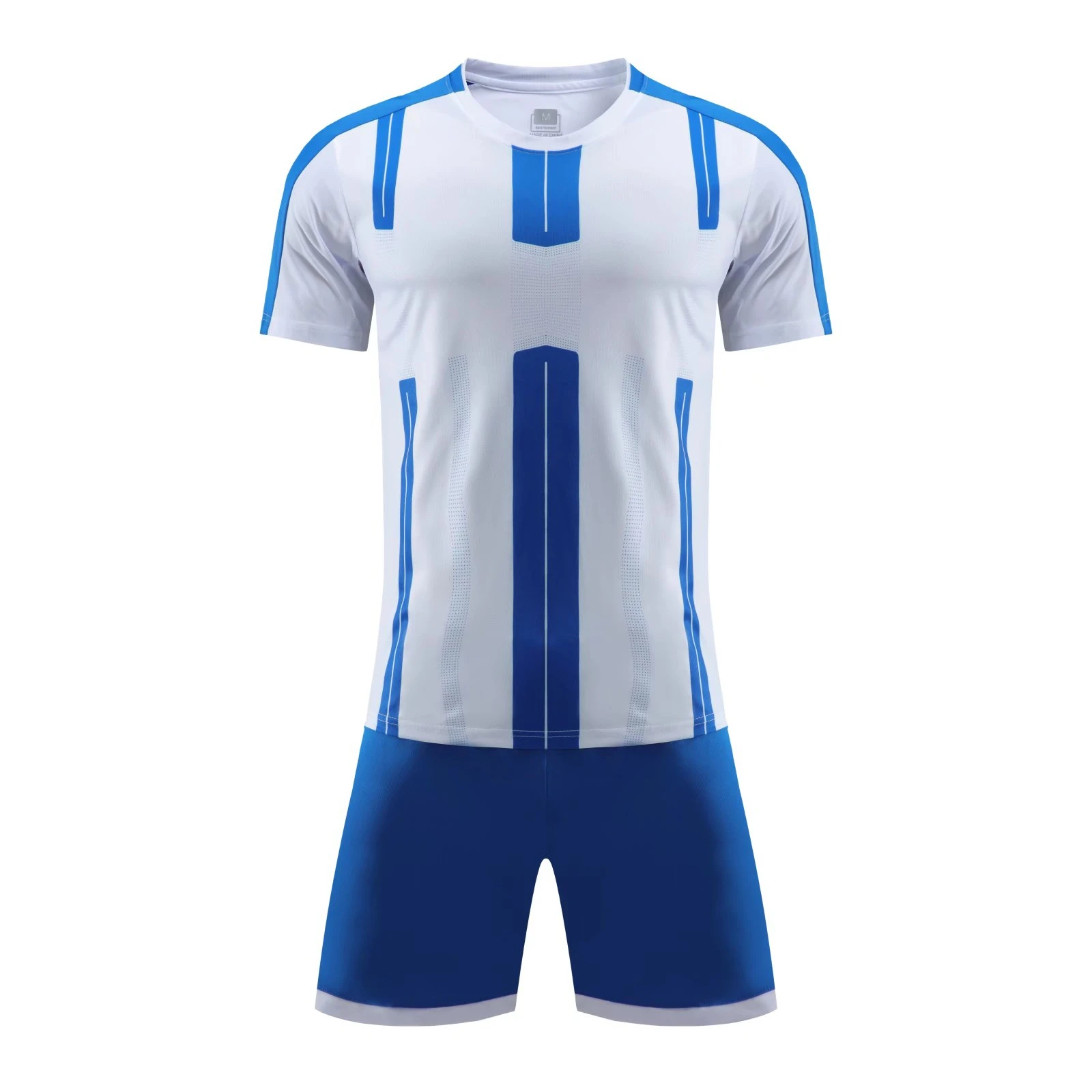Wholesale Custom High Quality Boys Football Jersey Soccer Set Breathable Training Sports Wear Kids Print Technics Children Age