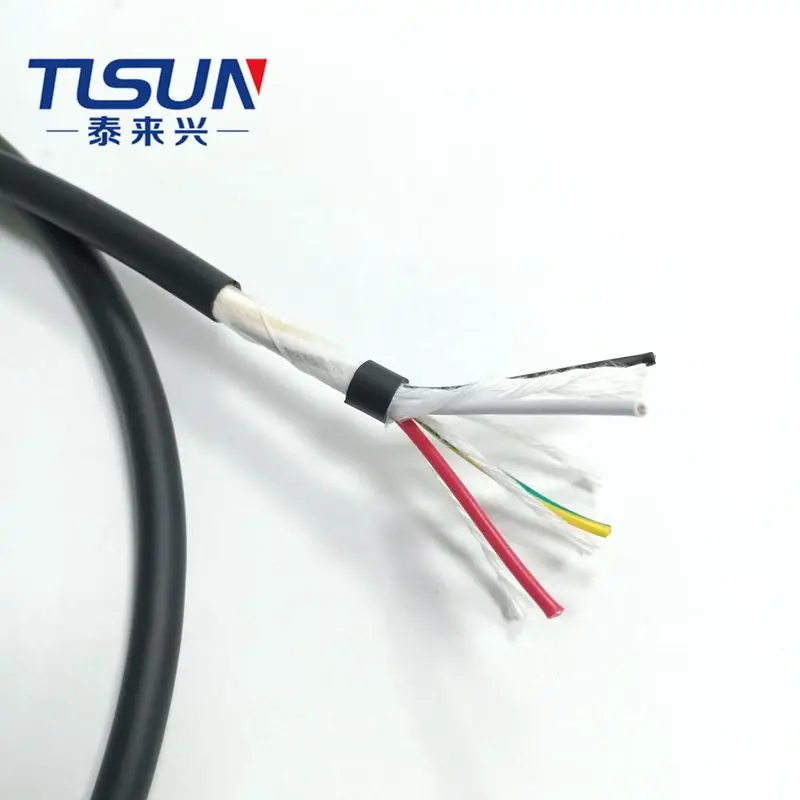 Trvv/HF-YY 4-х ядерный 20awg цепной посвященный высокой гибкий кабель